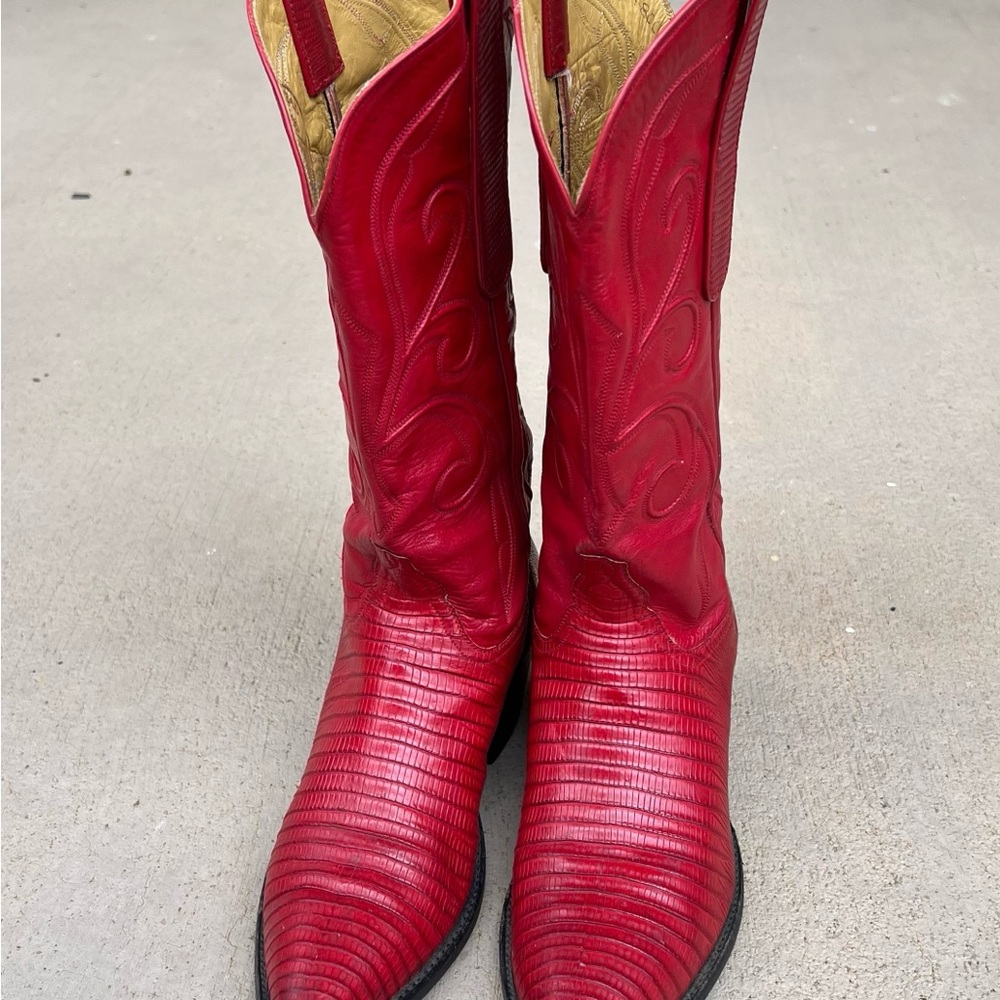 tres Outlaw Red Teju Lizard Women's
Classic 1538 - Picture 4 of 12